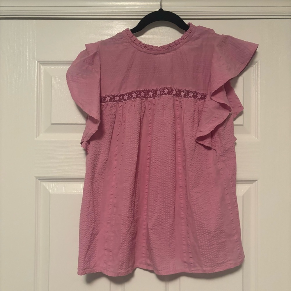RAHI  Flutter Sleeve Blouse